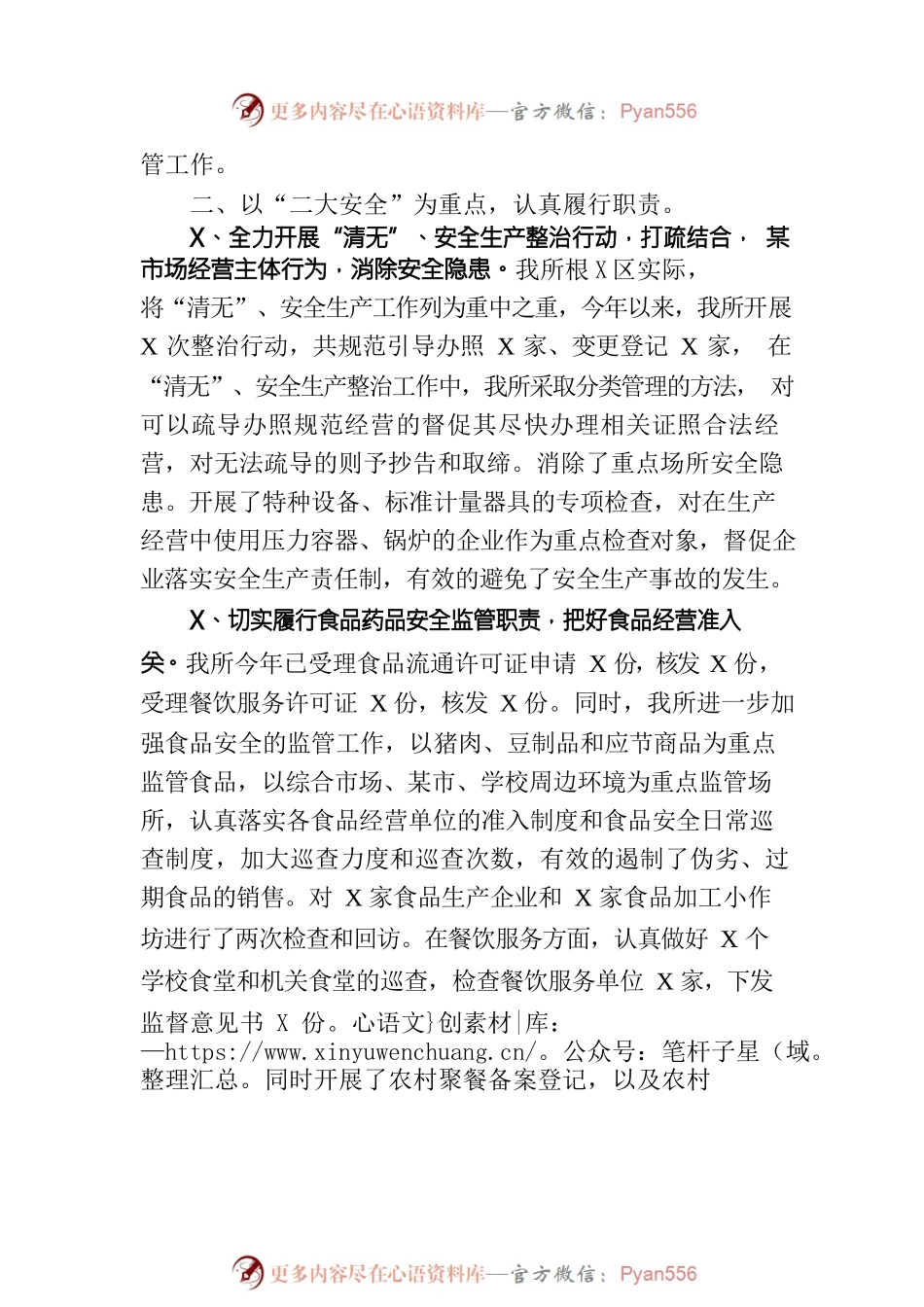 XX市场监管所2023年上半年工作总结和下半年工作计划（20230629）.docx_第2页