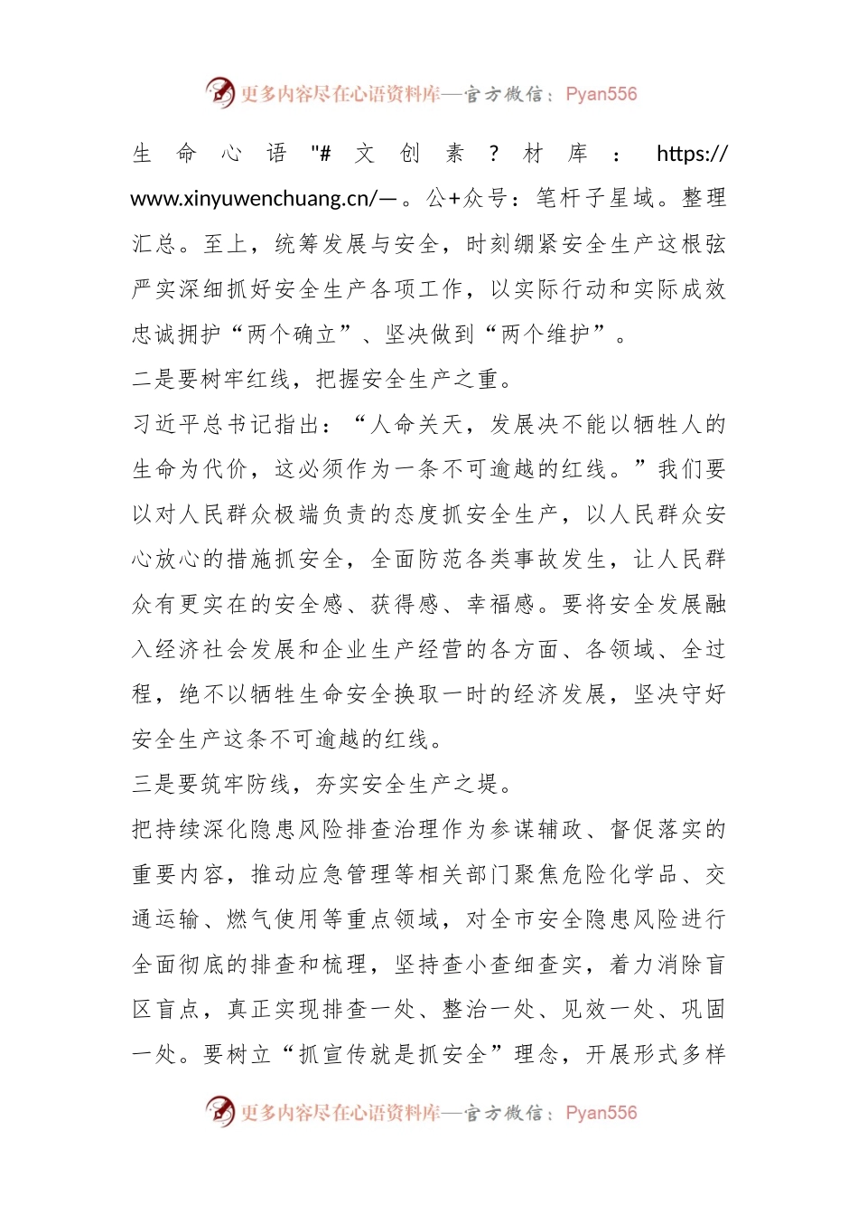XXX市委副秘书长学习贯彻习近平总书记关于安全生产重要论述交流发言.docx_第2页