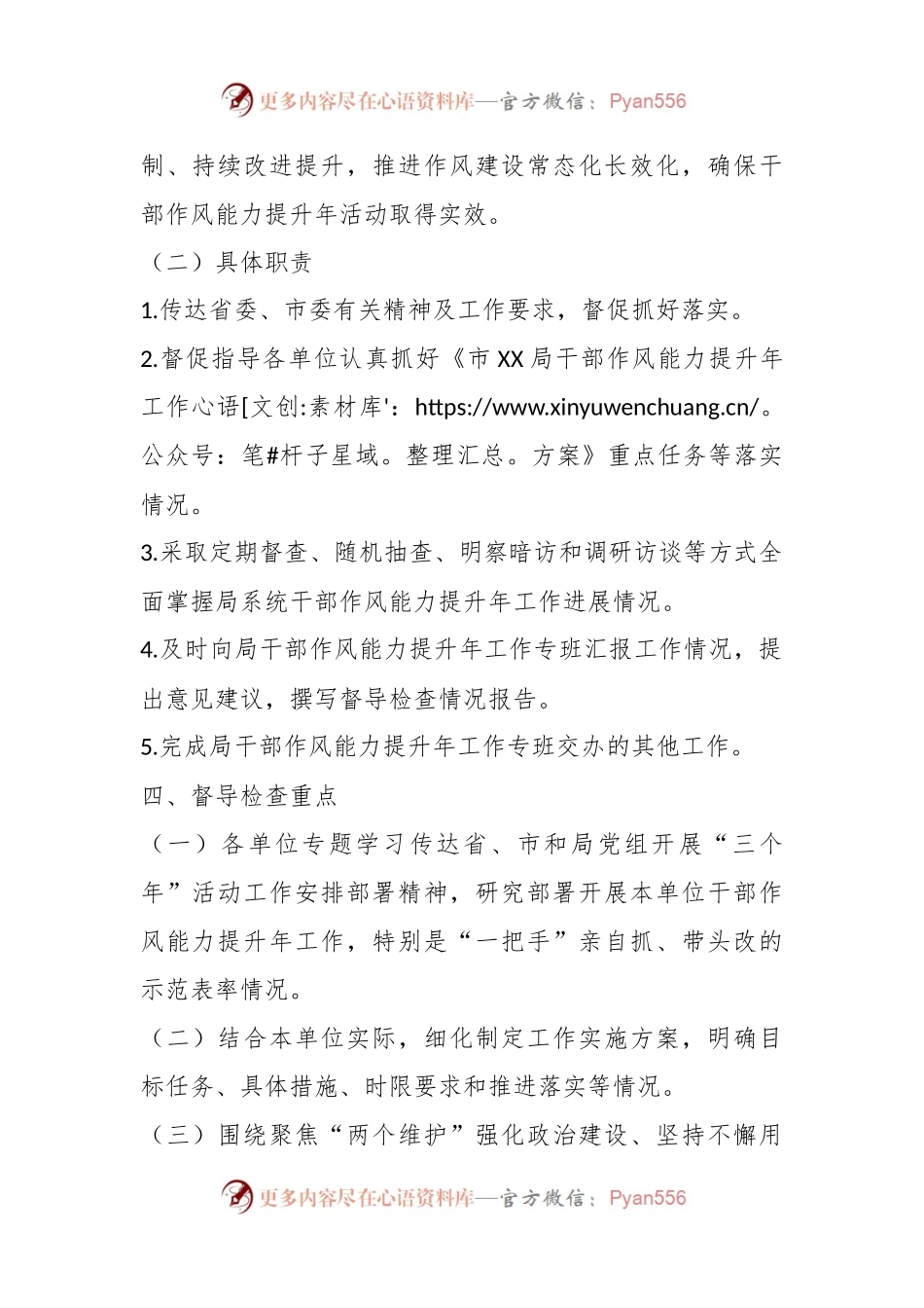 XX局干部作风能力提升年督导检查工作方案.docx_第2页
