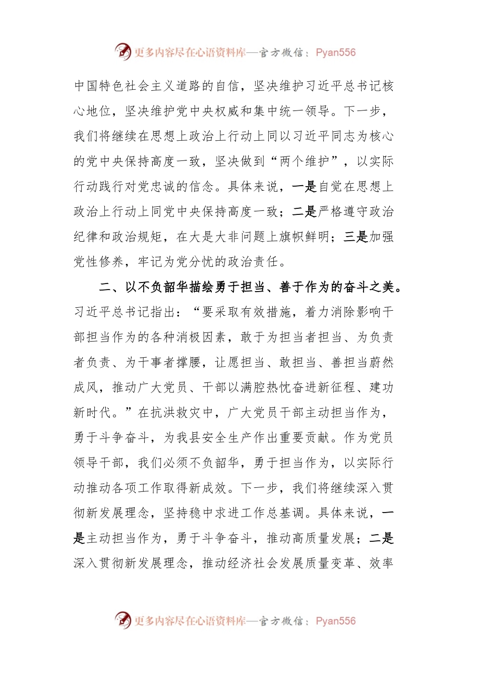 2023年度领导干部主题教育读书班交流发言提纲16.docx_第2页