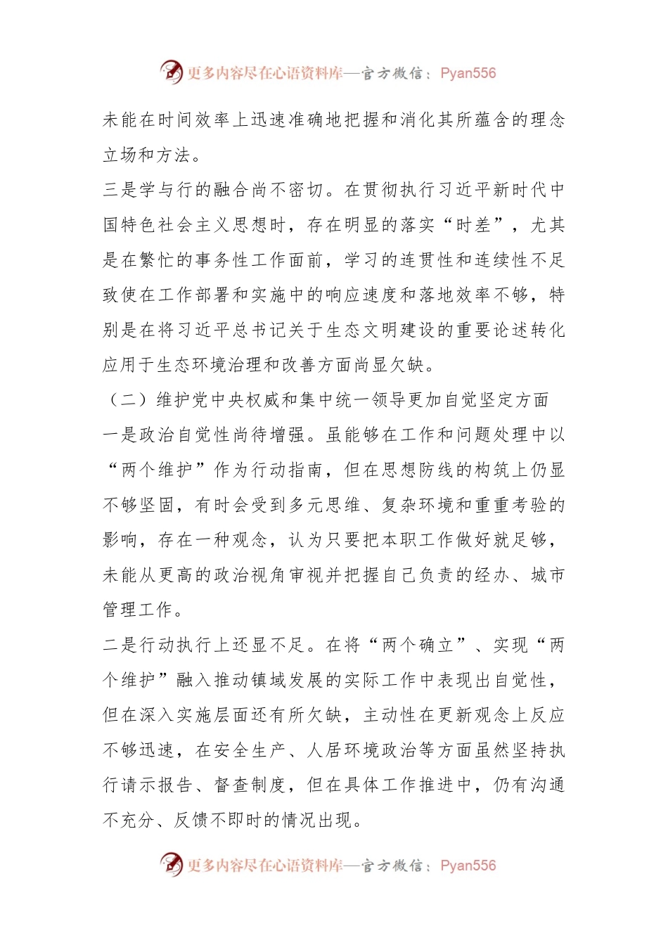 2023年度第二批主题教育民主生活会个人对照检查材料（二）.docx_第2页