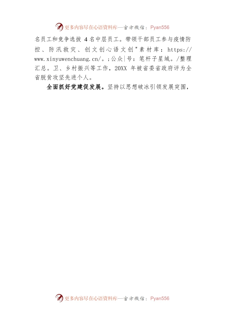 XX市XX旅游开发有限公司党委书记 20XX述责述廉报告（20220223）.docx_第2页