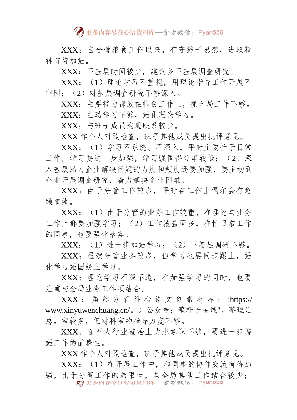 2023年民主生活会会议记录.docx_第2页