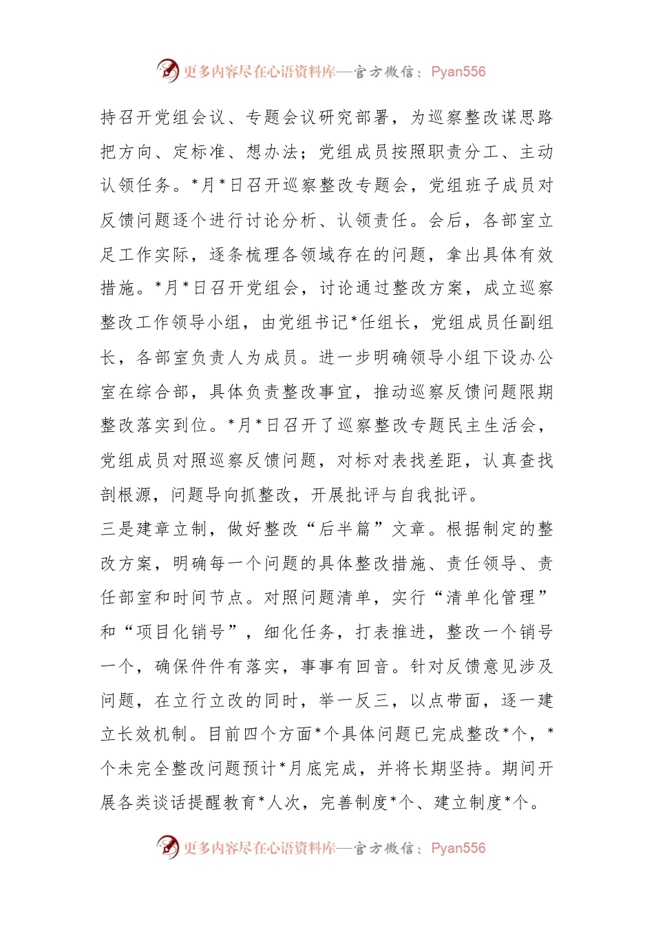 X区妇联党组巡察整改进展情况报告.docx_第2页