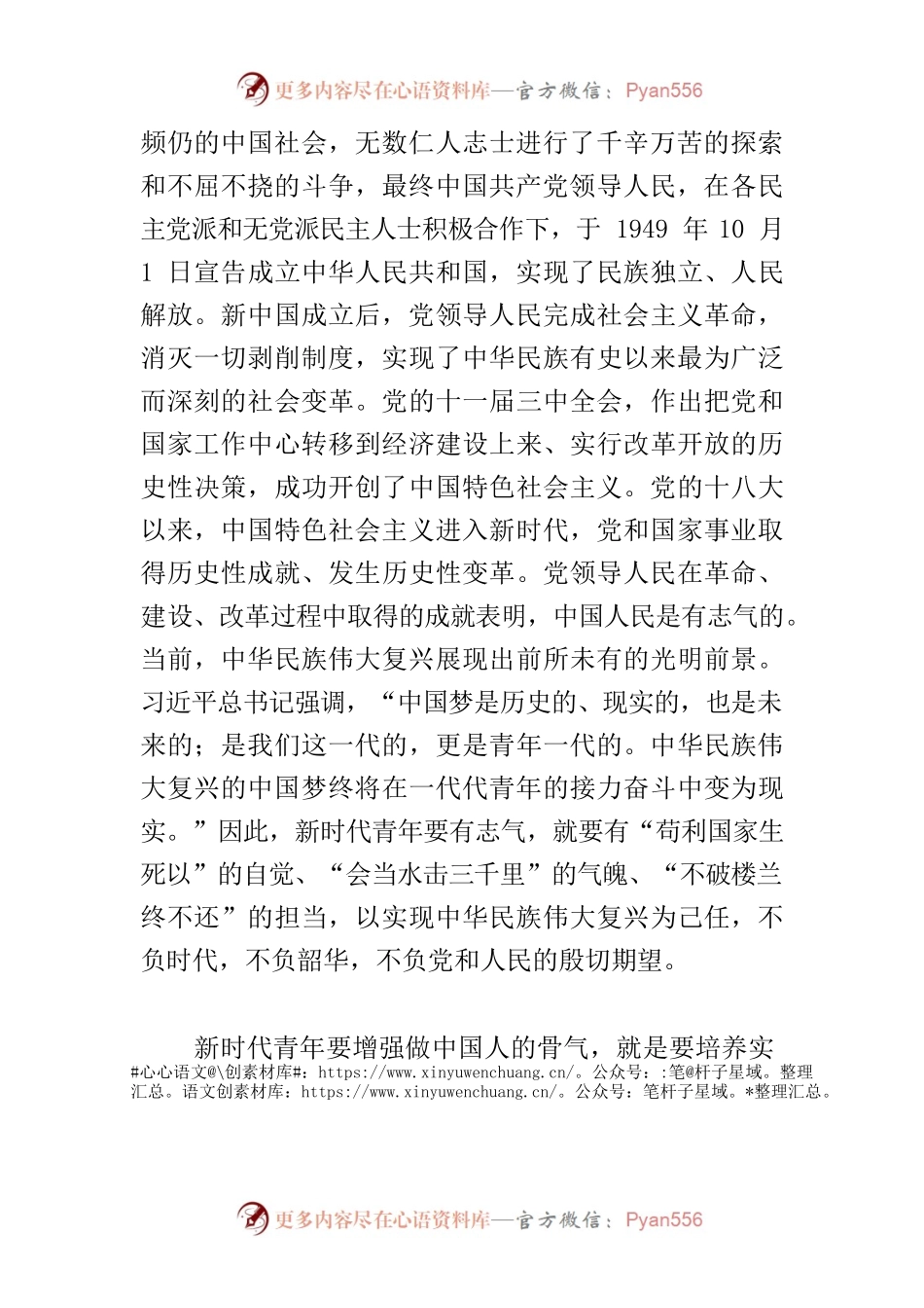【中心组研讨发言】在实现民族复兴征程上创造青春业绩.docx_第2页