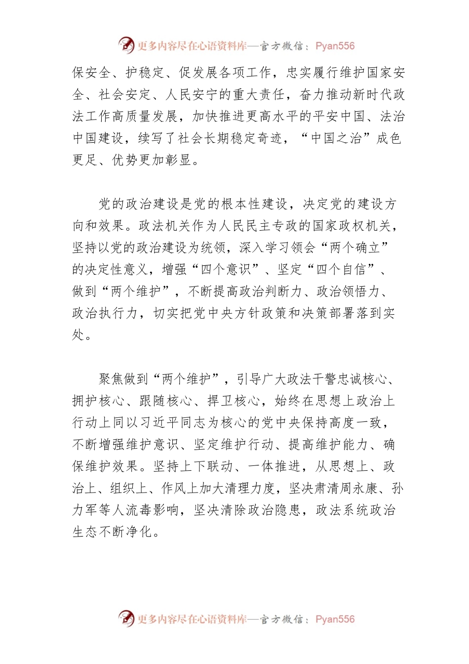 【中心组研讨发言】奋力推动新时代政法工作高质量发展.docx_第2页