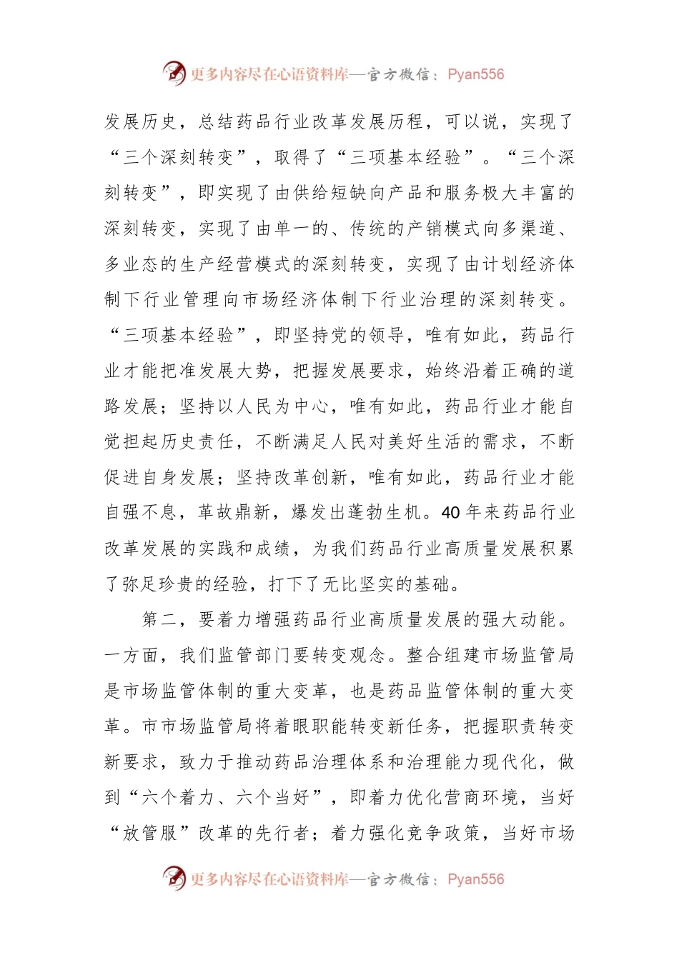 XX市药品行业协会工作总结大会上的致辞.docx_第2页