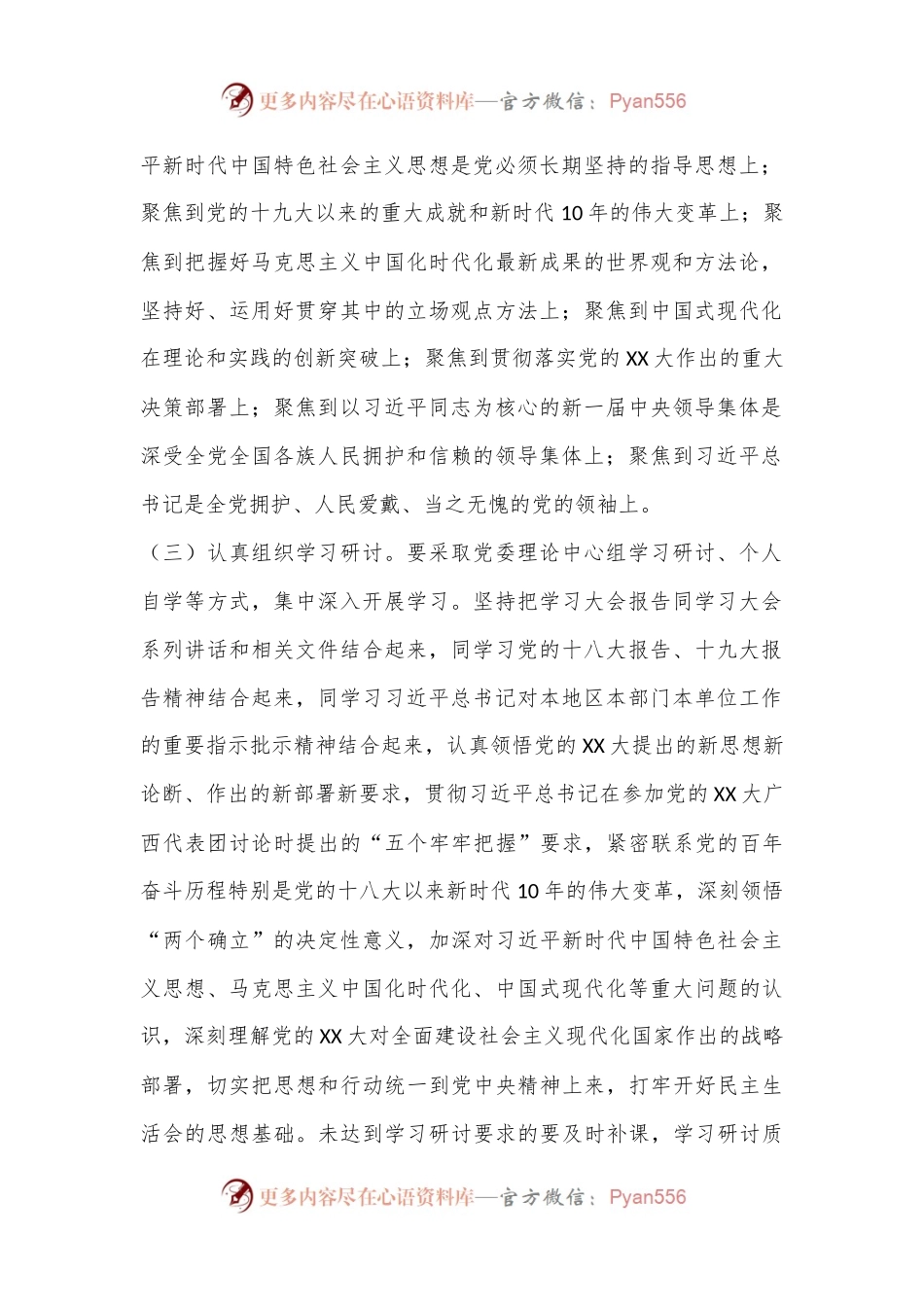 XX集团公司党委班子2022年度民主生活会方案.docx_第2页