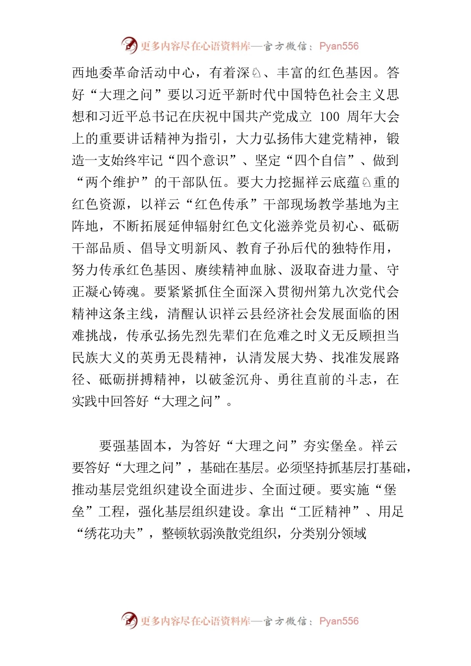 【中心组研讨发言】强化队伍建设　为答好“大理之问”提供坚强组织保证.docx_第2页