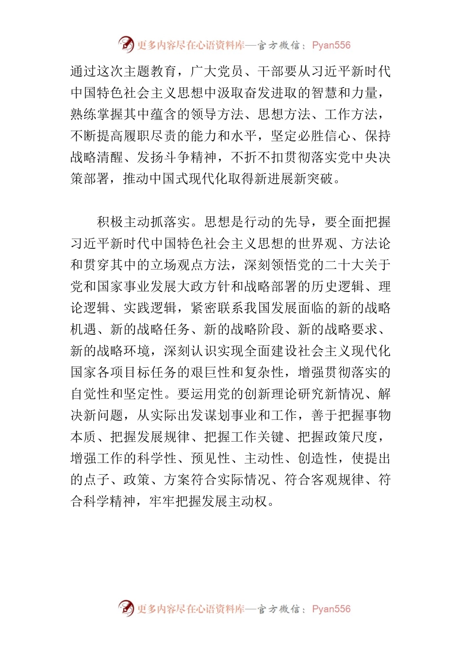 【2023主题教育研讨发言】以学促干，形成狠抓落实的好局面.docx_第2页