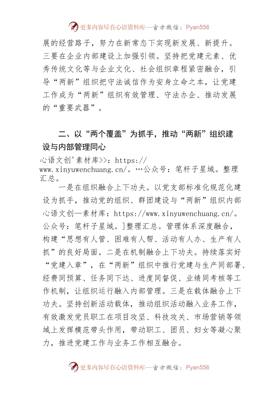 【常委组织部长中心组研讨发言】着力提升“两新”组织党建工作效能.docx_第2页
