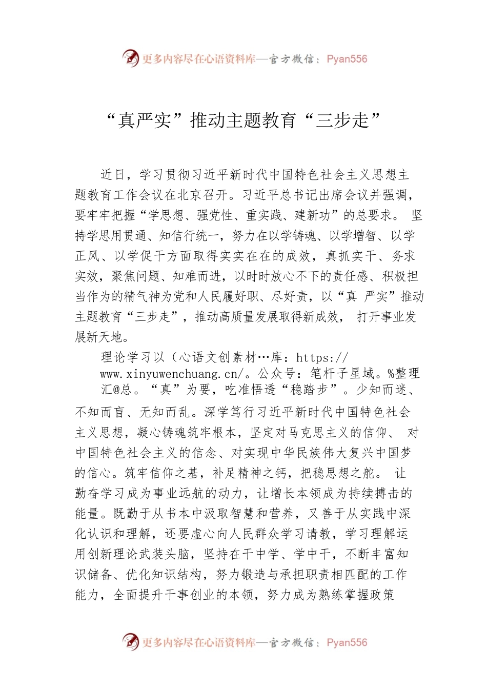 “真严实”推动主题教育“三步走”.docx_第1页