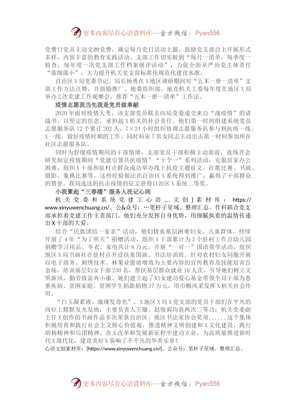 X先进党支部申报材料.docx_第2页