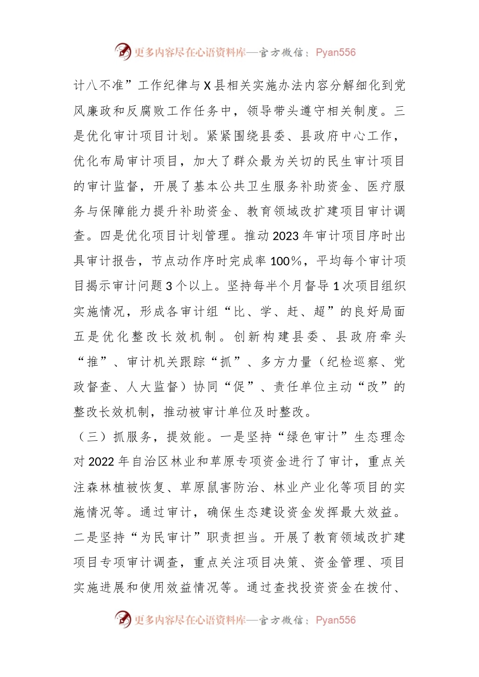 X县审计局“改作风、提效能、抓落实”工作总结.docx_第2页