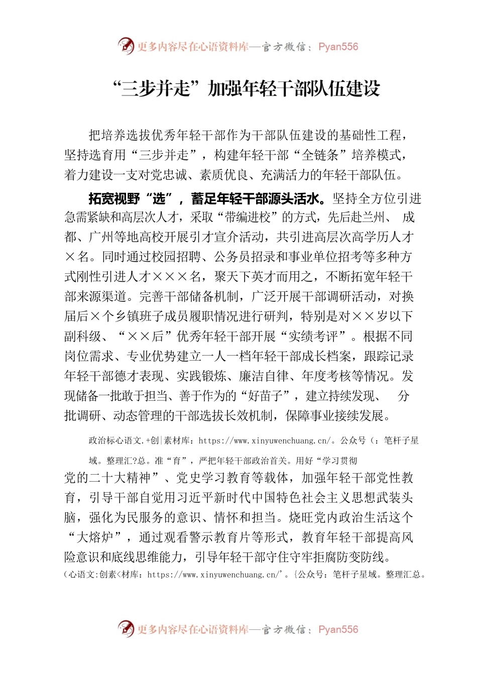 “三步并走”加强年轻干部队伍建设.docx_第1页