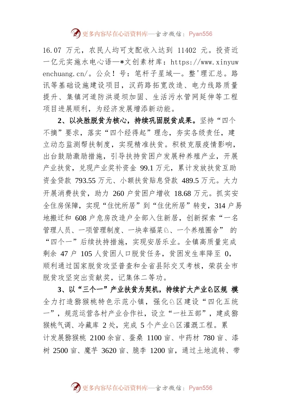 XX镇镇长在XX镇20XX年镇村两级干部大会上的讲话.docx_第2页