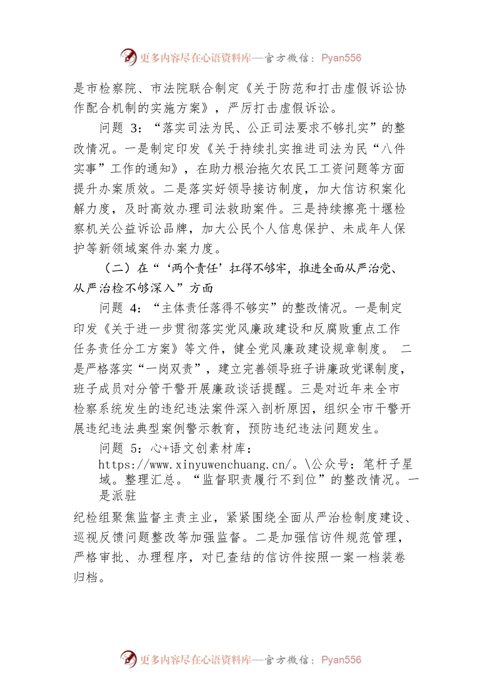 X市人民检察院党组关于巡察反馈意见整改进展情况的汇报（20220224）.docx_第2页