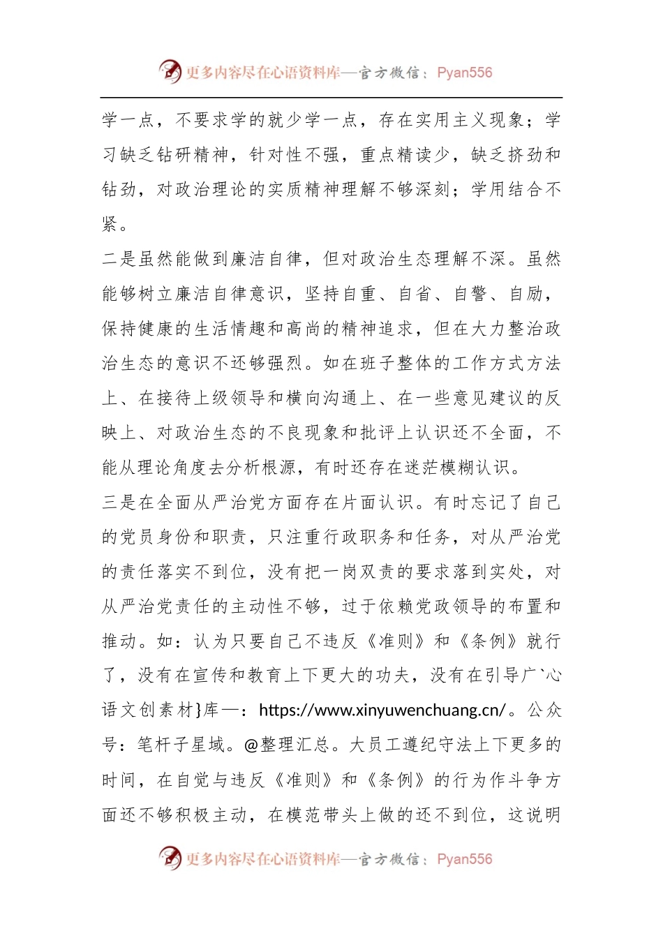 X集团公司党员领导干部在巡视整改民主生活会上的发言.docx_第2页