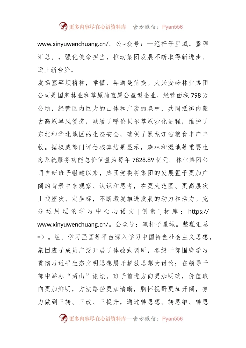 XX集团：学习弘扬塞罕坝精神 筑牢高质量发展之基.docx_第2页