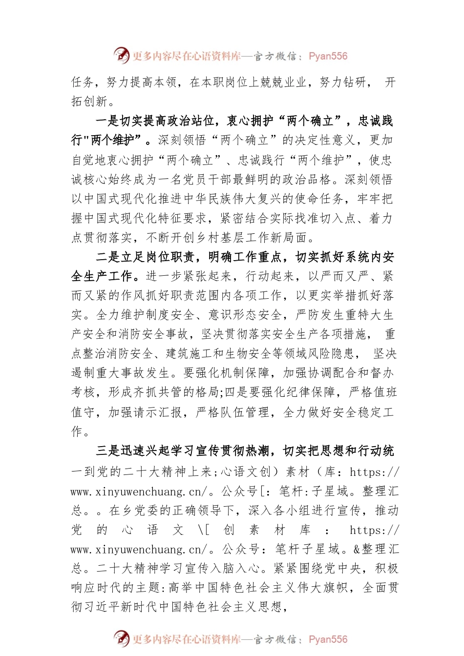 X县木兰乡新河村党支部书记谈学习宣传贯彻党的二十大精神（20221206）.docx_第2页