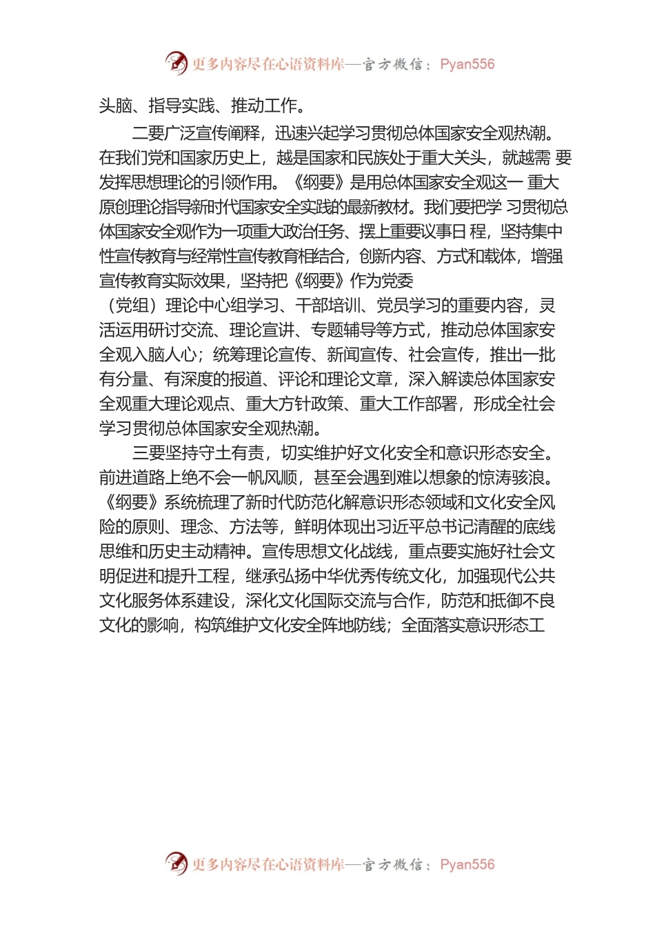 《总体国家安全观学习纲要》研讨发言提纲.docx_第2页