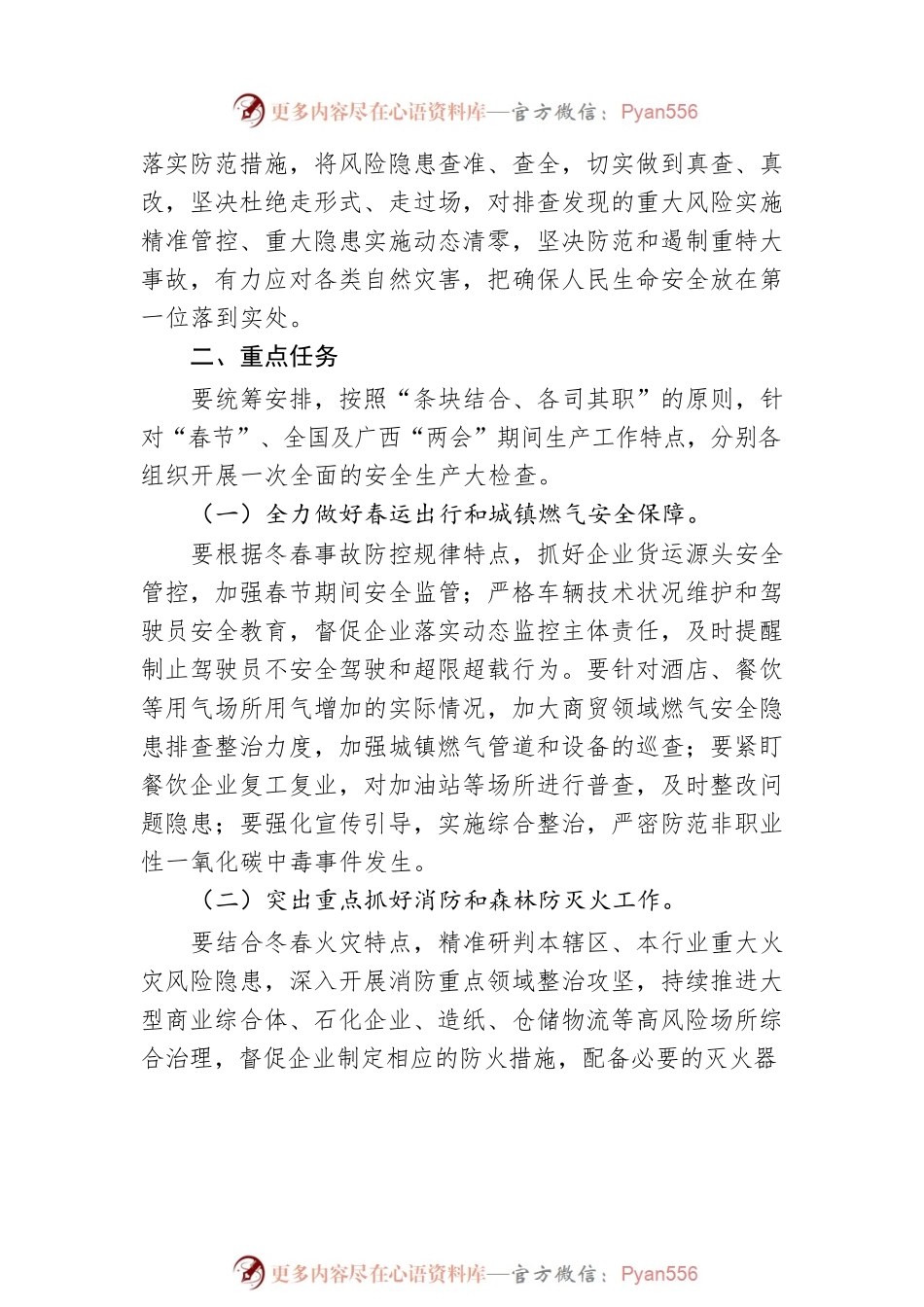 XX市经济贸易和信息化局2023年第一季度暨元旦春节、全国广西“两会”期间安全防范工作方案（20230116）.docx_第2页