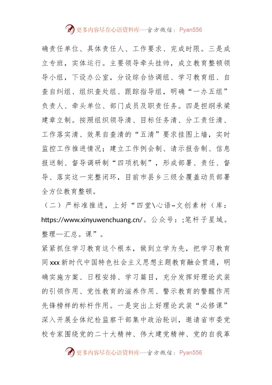 XX市纪检监察干部队伍教育整顿工作汇报.docx_第2页