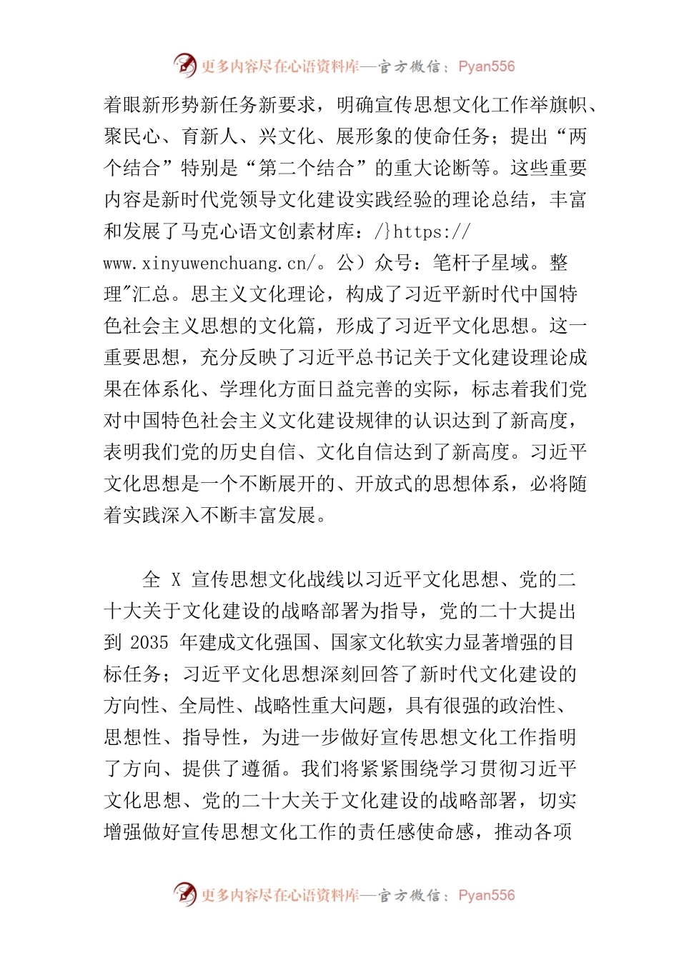 【常委宣传部长学习习近平文化思想研讨发言】奋力开创XX宣传思想文化工作新局面.docx_第2页