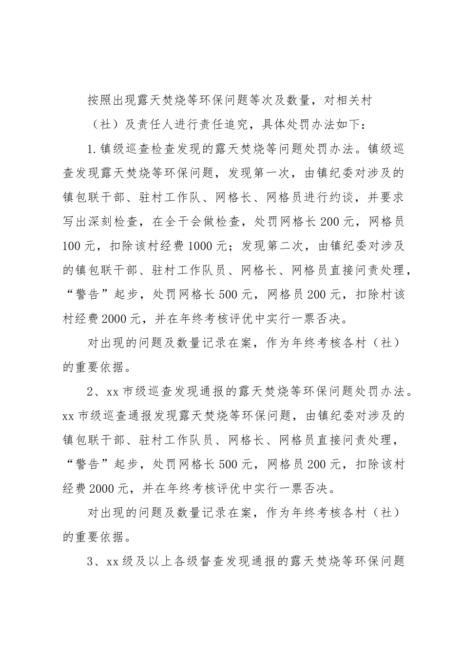 xx镇村（社）生态环保工作网格化奖惩管理办法.docx_第2页