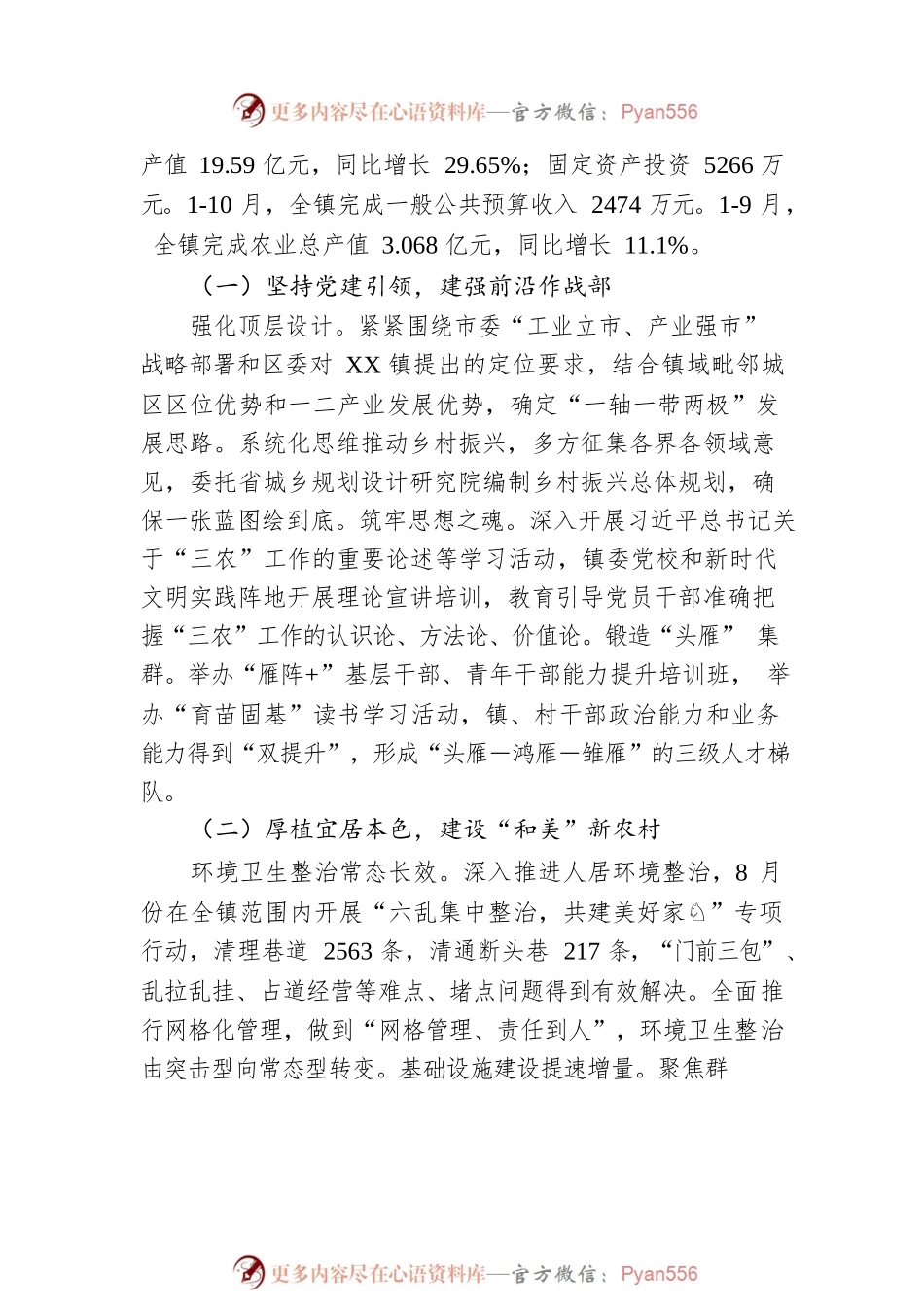 XX镇第十八届人民代表大会第三次会议乡村振兴专项工作报告（20230105）.docx_第2页