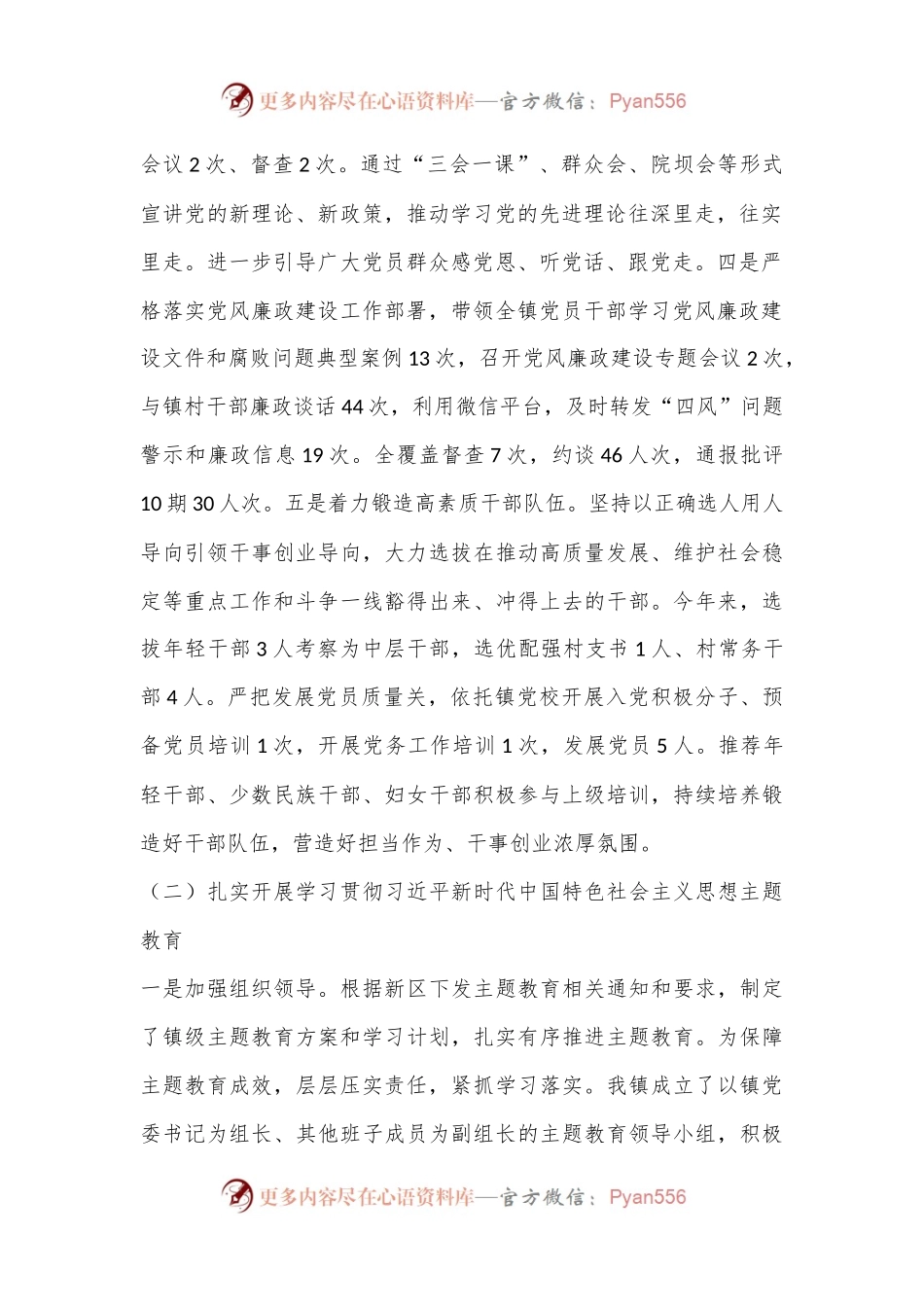 XX镇20XX年高质量总结报告.docx_第2页