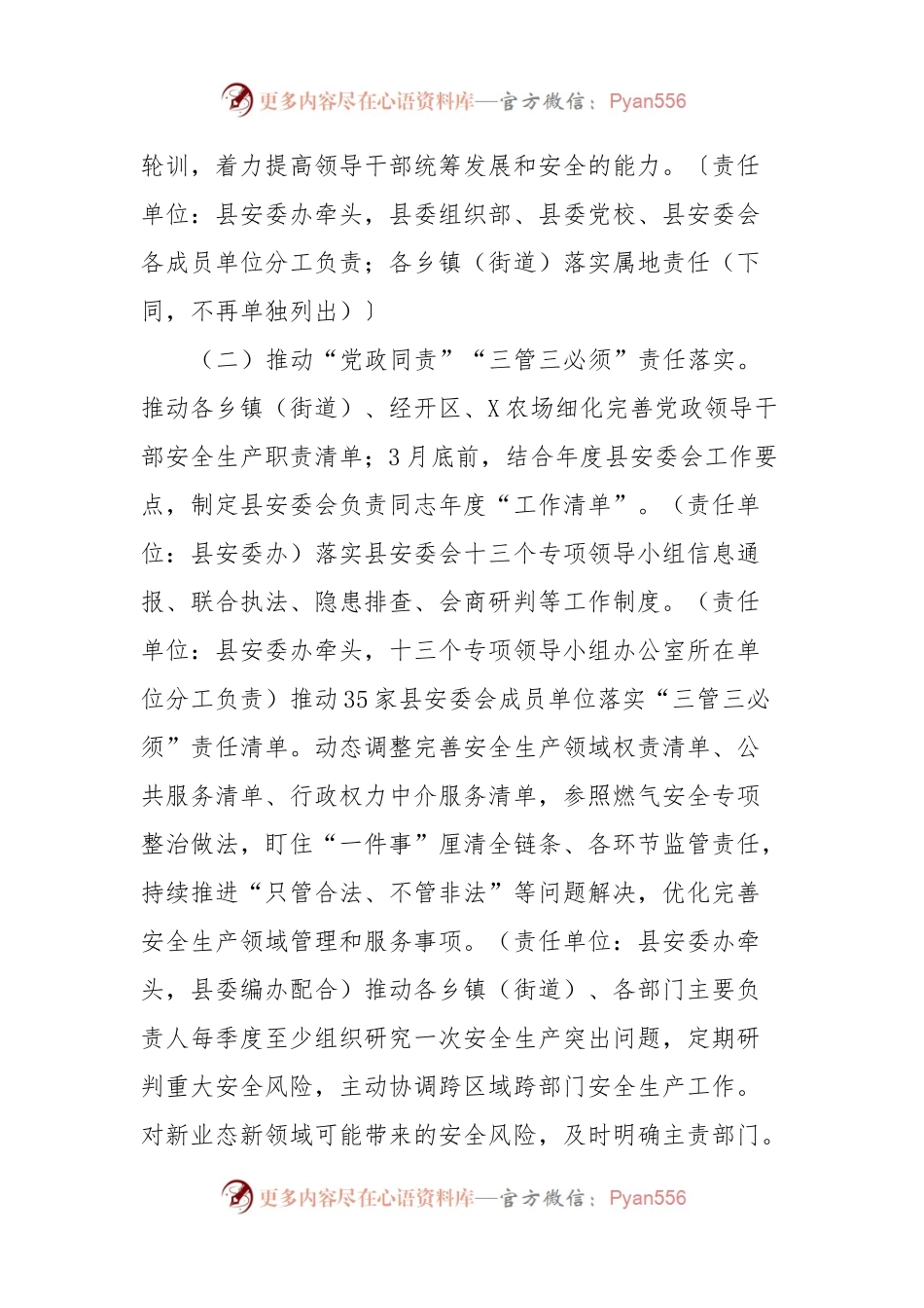 X县安全生产委员会2024年工作要点.docx_第2页