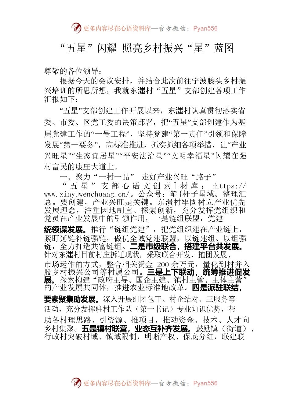 “五星”闪耀 照亮乡村振兴“星”蓝图.docx_第1页