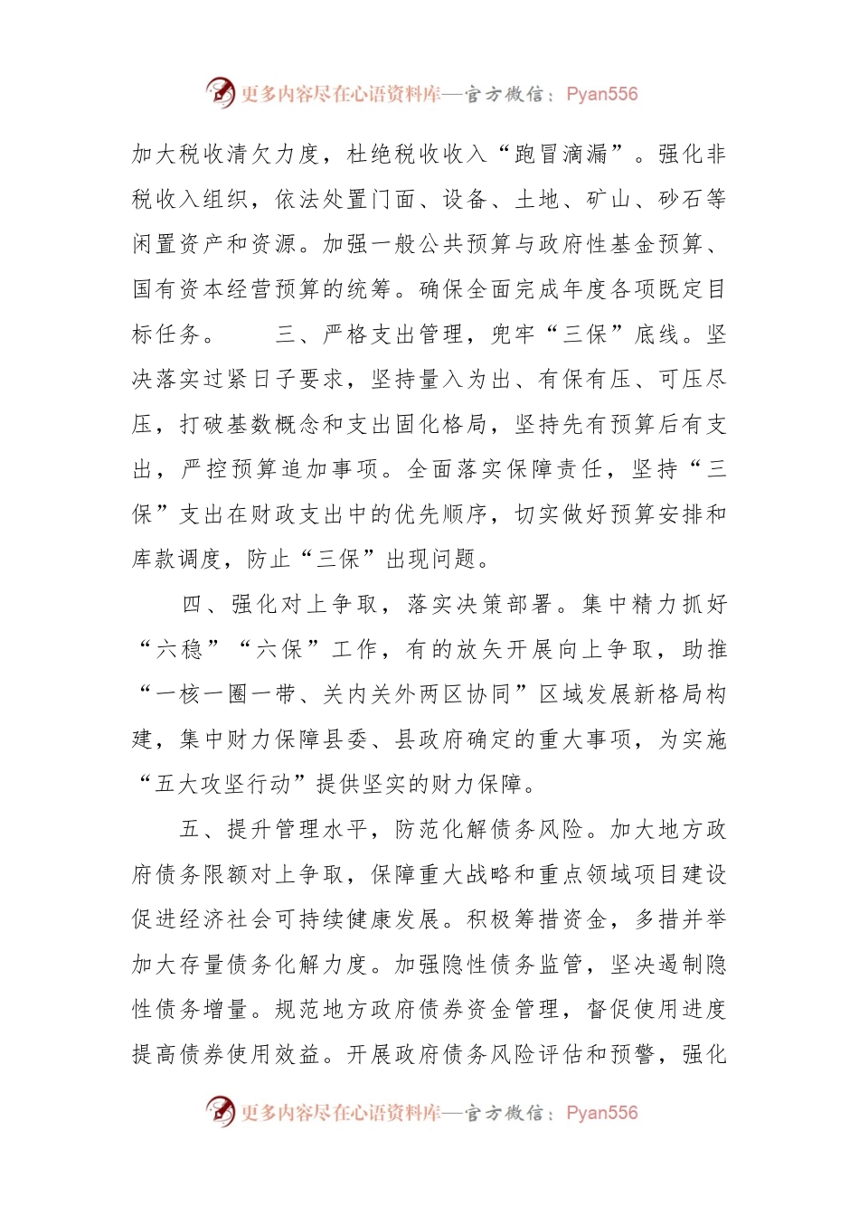 XX自治县财政局2024年工作计划.docx_第2页