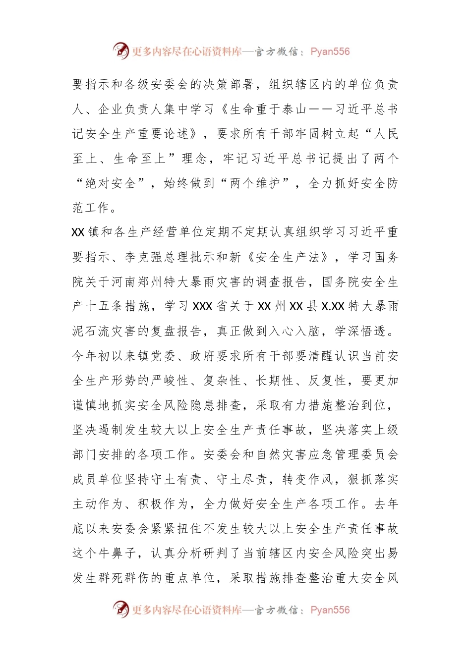 XX镇2023年安全生产、防灾减灾和应急消防工作总结.docx_第2页