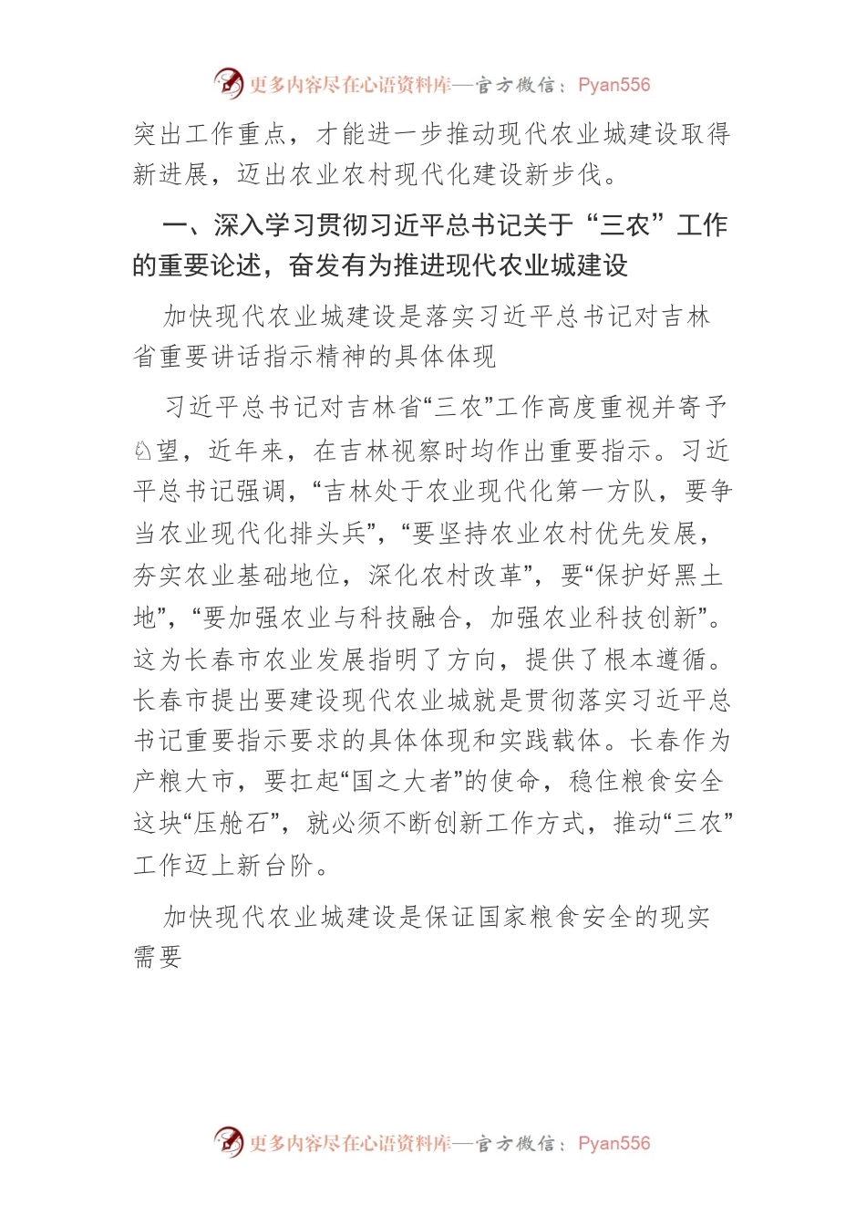 【中心组研讨发言】牢牢把握长春现代农业城建设关键环节.docx_第2页