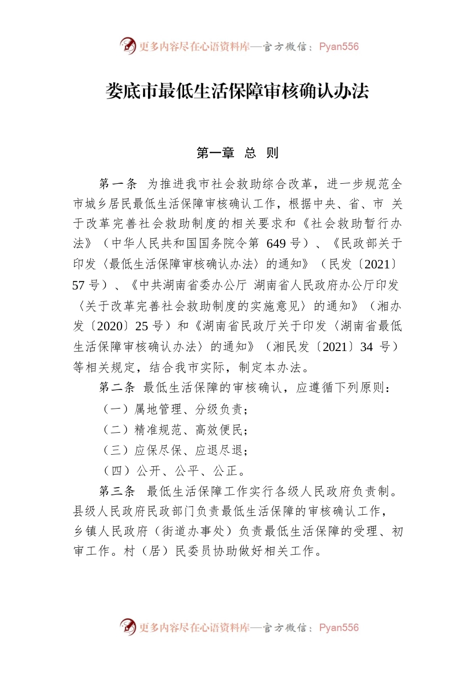XX市最低生活保障审核确认办法.docx_第1页