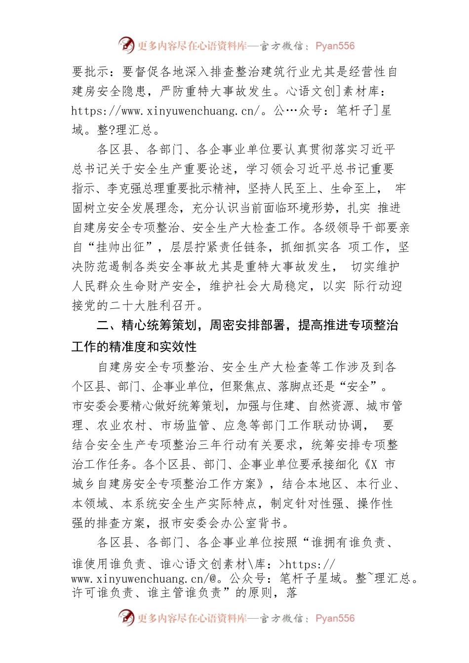 【安全生产】市长在推进自建房安全专项整治工作部署会上的讲话.docx_第2页