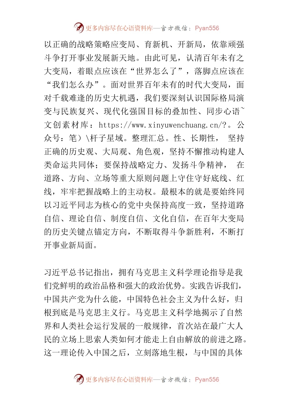 【中心组研讨发言】认清百年变局，坚持中国特色社会主义道路.docx_第2页