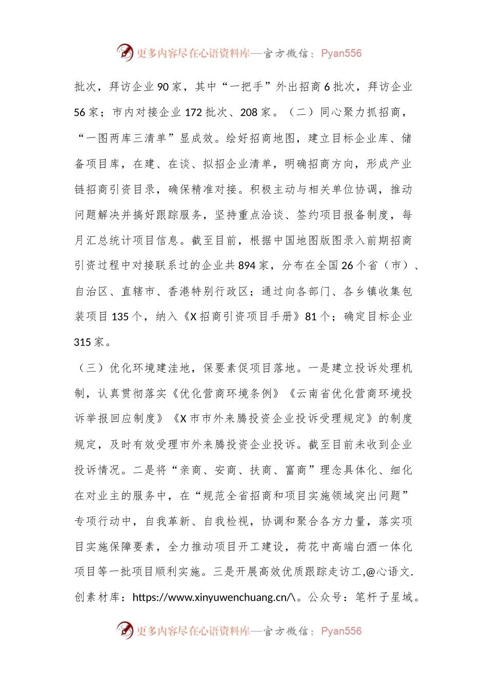 X市投资促进局2024年上半年工作总结及下半年工作计划.docx_第2页