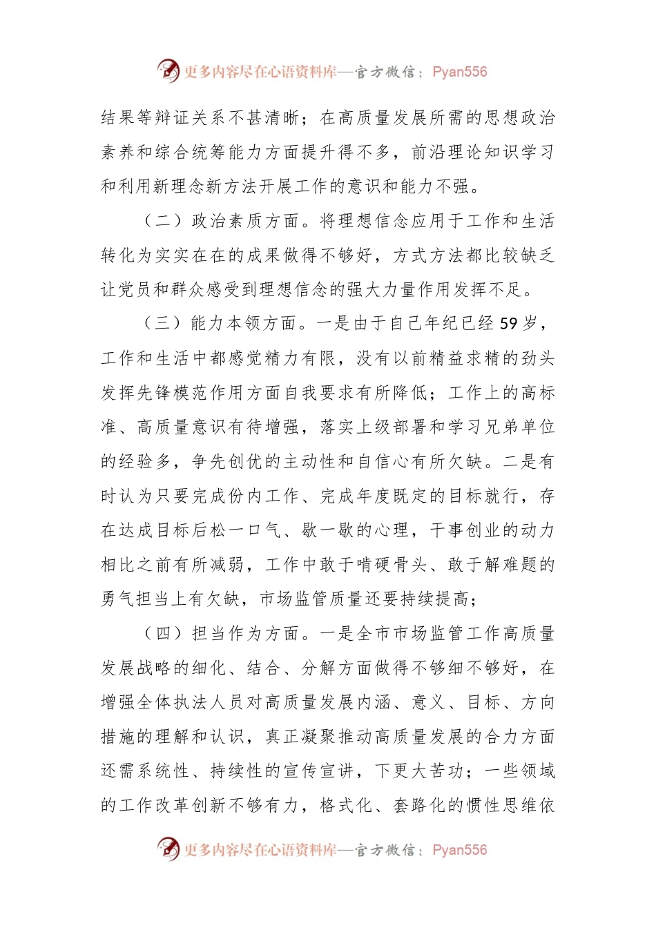 X副局长2023年主题教育专题民主生活会对照检查剖析发言材料（二）.docx_第2页
