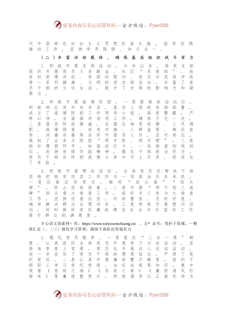X区审计局党支部2020年党建工作总结.docx_第2页