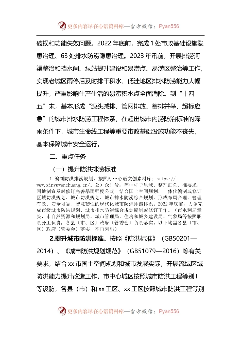 x市城市防洪排涝能力提升专项行动方案.docx_第2页