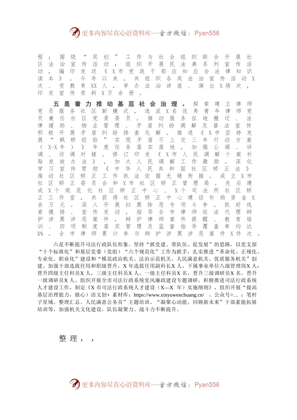 X市司法局2020年工作总结.docx_第2页
