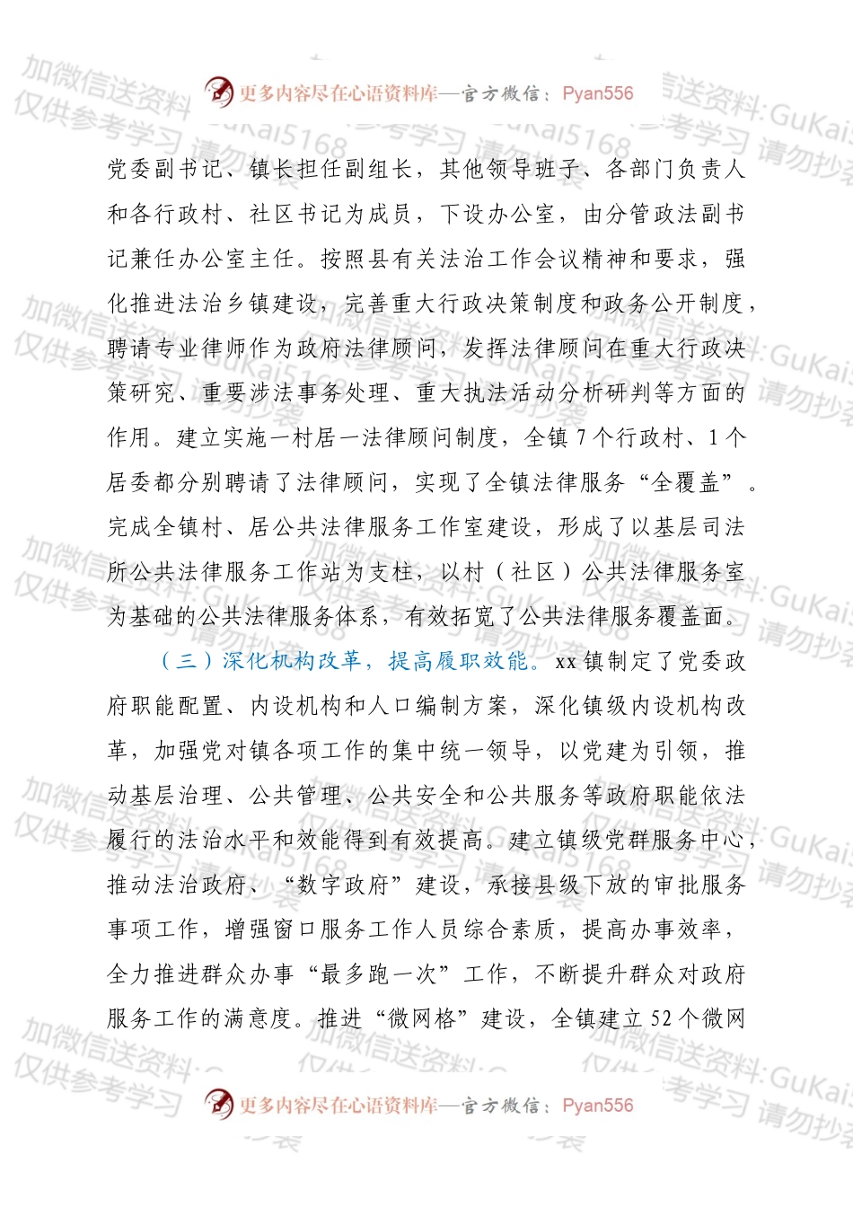 xx镇202X年法治政府建设年度报告.docx_第2页