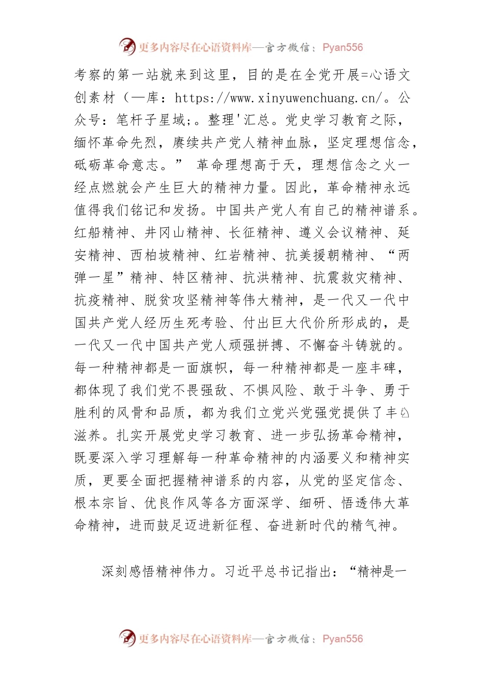【中心组研讨发言】继承革命传统 传承红色基因进一步发扬革命精神.docx_第2页