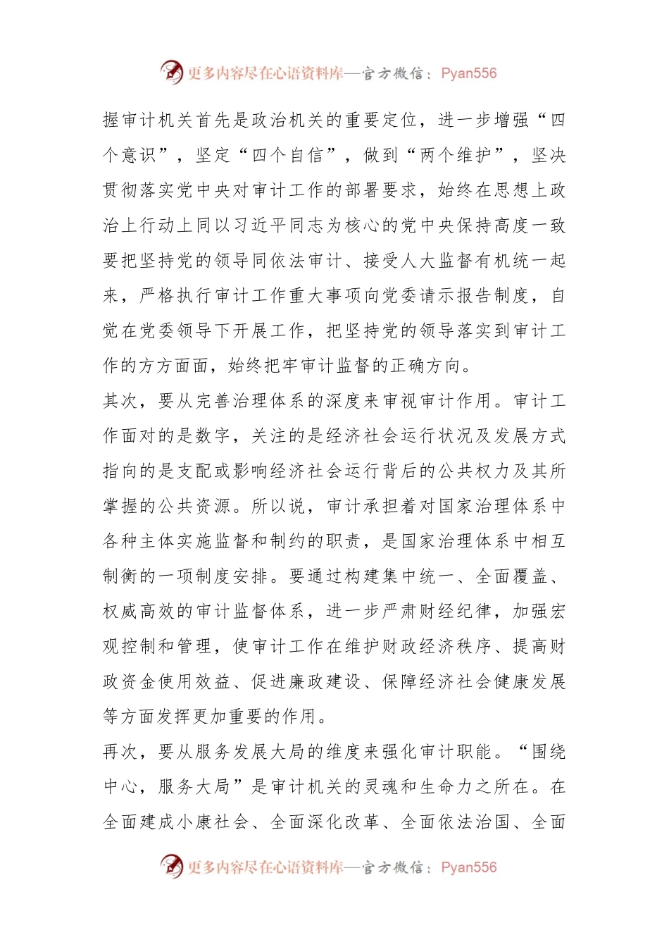 XX领导在审计委员会第一次会议上的讲话.docx_第2页