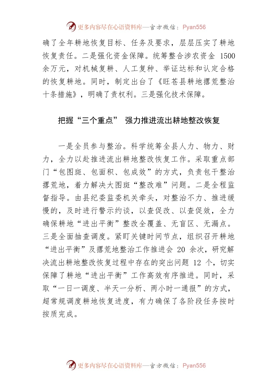 【常务副县长中心组研讨发言】从严管控耕地“进出平衡” 探索耕地保护新路径.docx_第2页