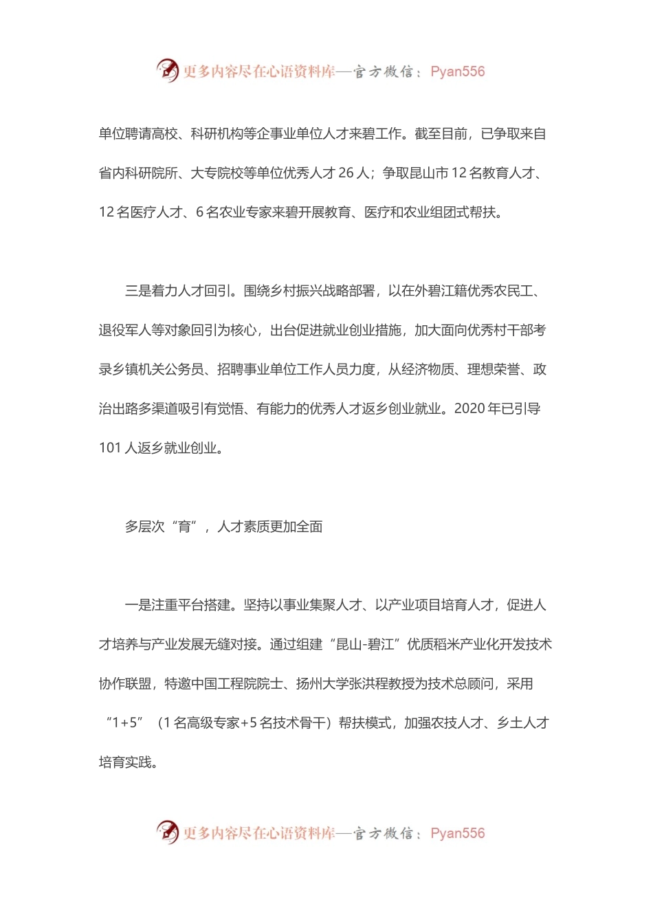 X区抓人才工作经验汇报.docx_第2页