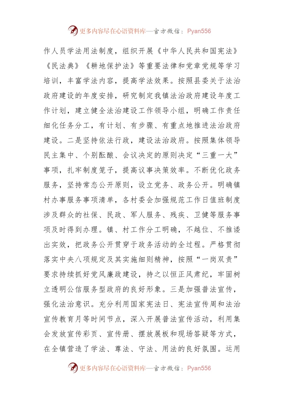 X同志履行推进法治建设第一责任人职责情况的报告.docx_第2页